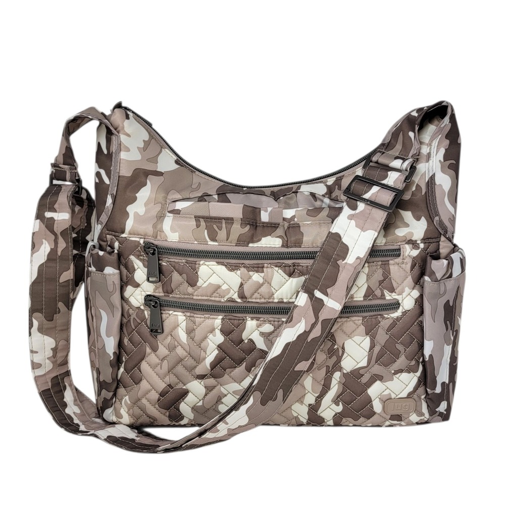 Lug Camper SE Crossbody Bag Camo Taupe Special‎ Edition RFID Purse Organizer